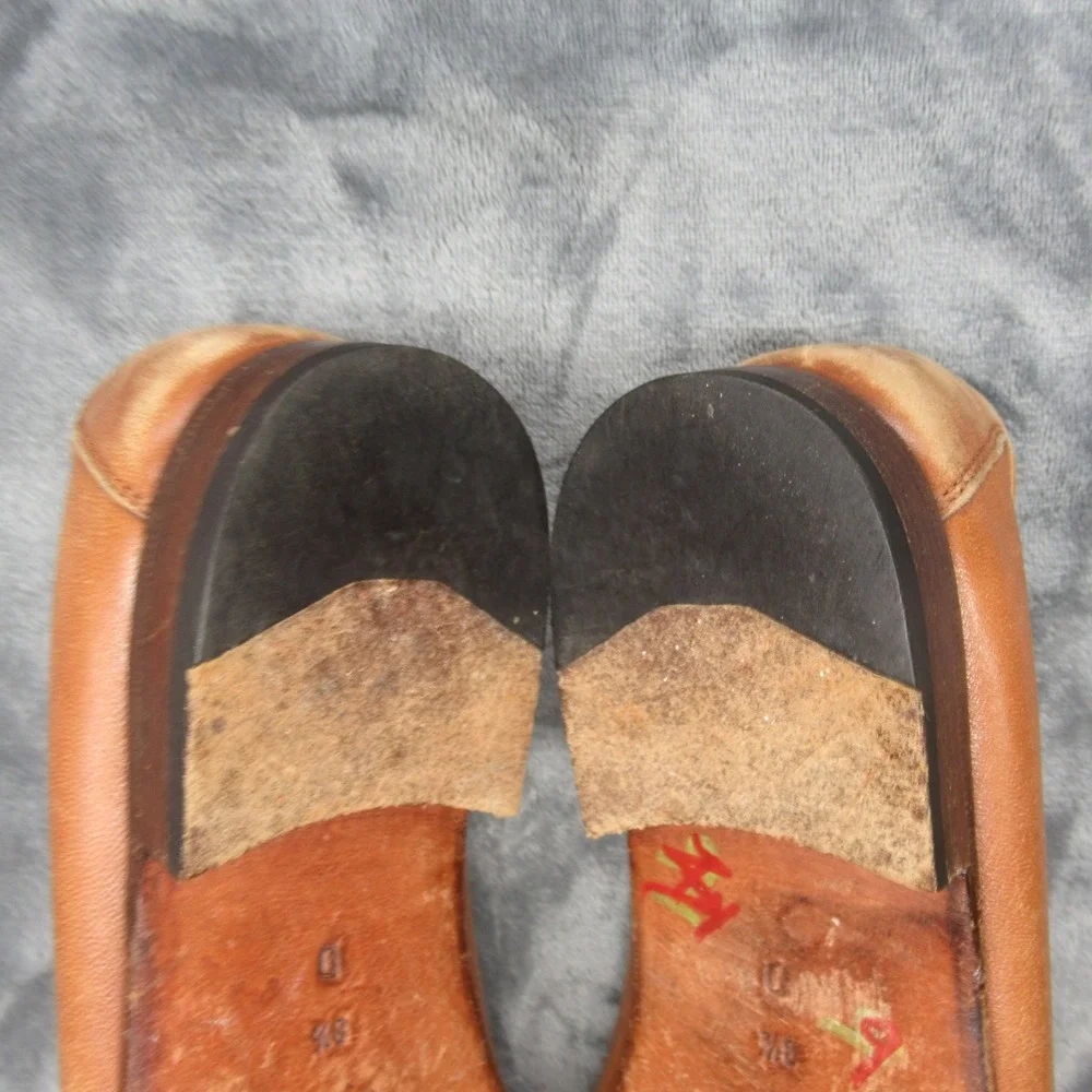 Allen Edmonds Urbino Loafers Men 8.5D Brown Leather Tassel Dress Italy Made Shoe
